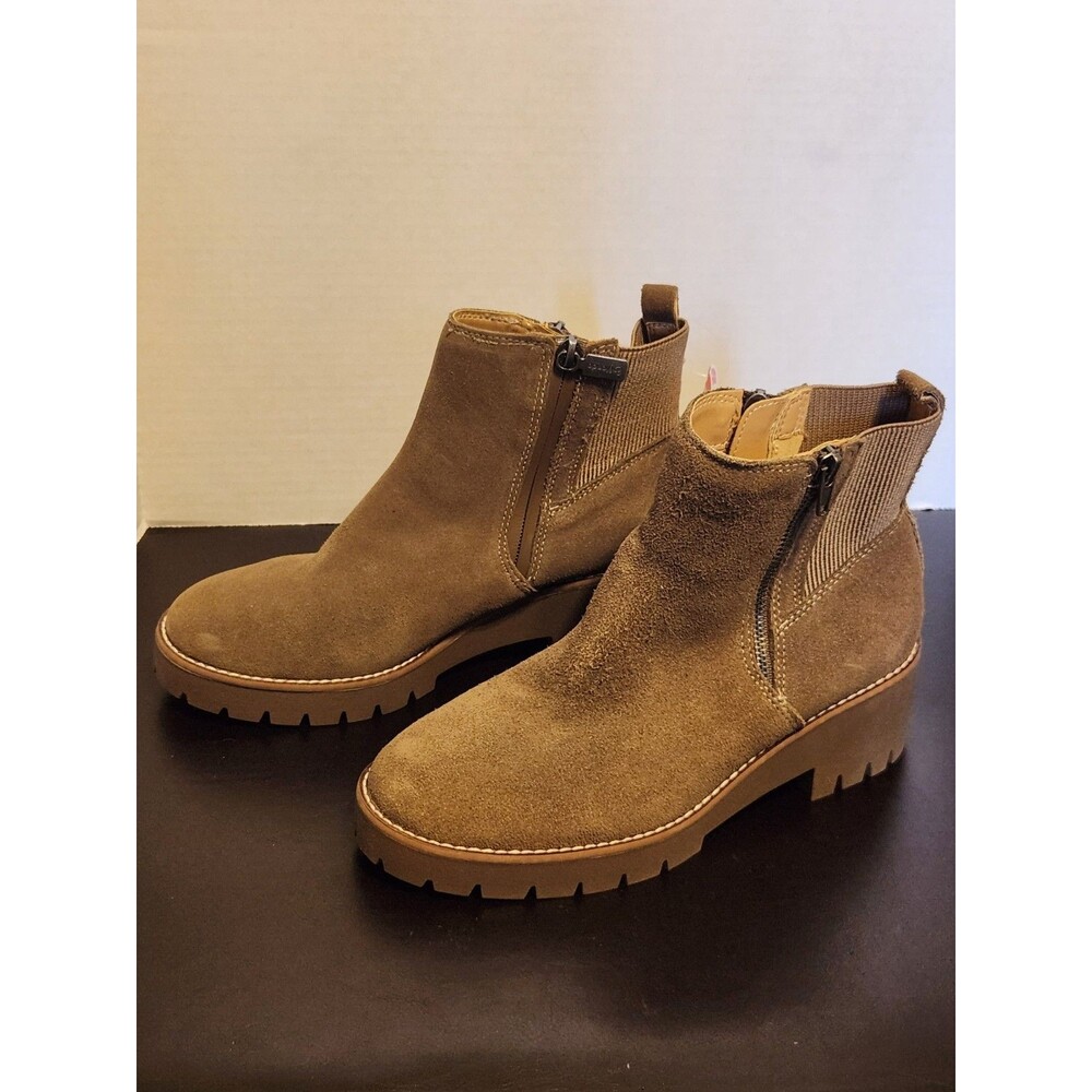 Sz8.5 - Blondo Damaris Womens Brown Suede Boot Waterproof